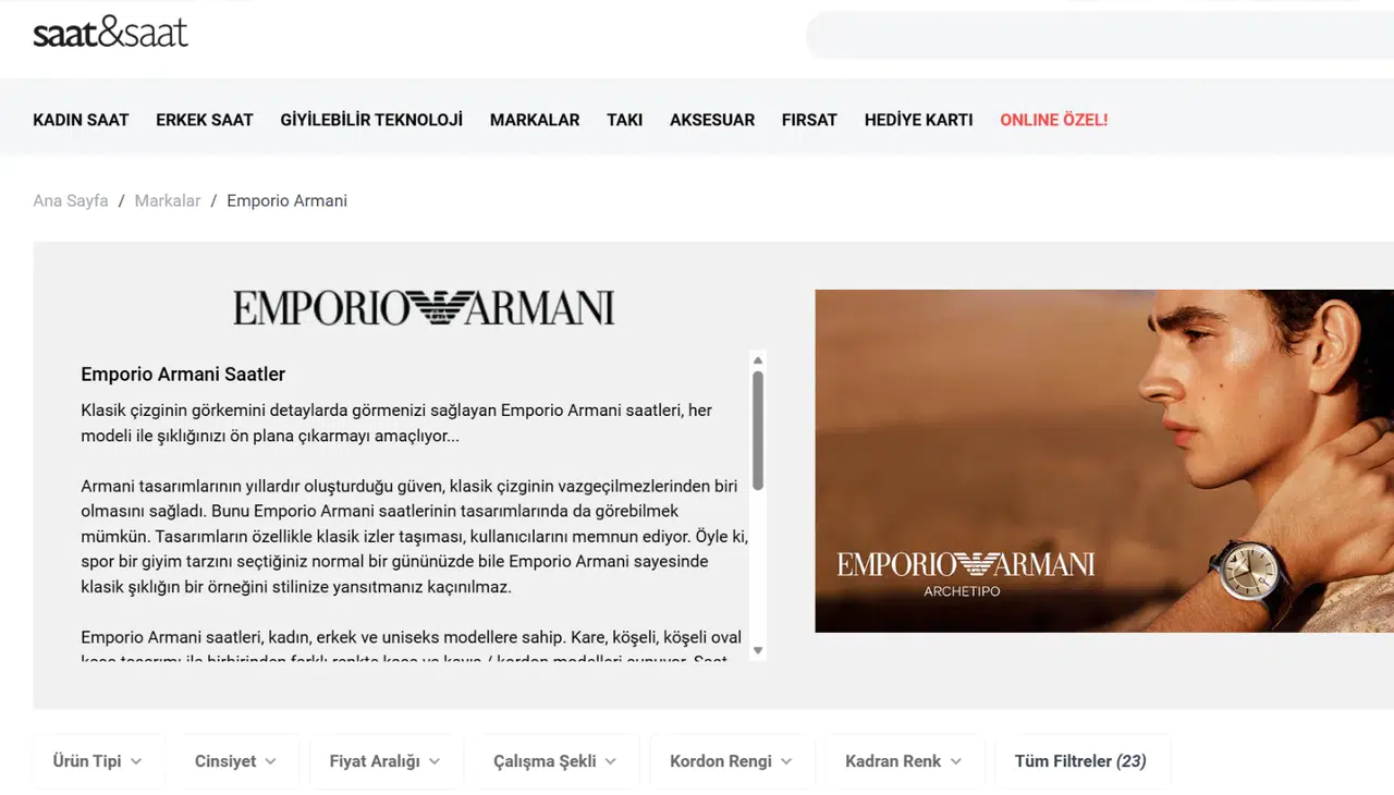 Armani: Zamansız Şıklığın ve Kalitenin Adı