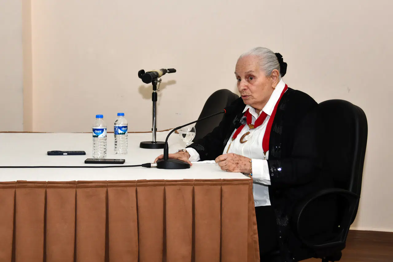 Gümüşhane Üniversitesinde tarihi söyleşi: Kazım Karabekir’in kızı Timsal Karabekir gençlerle buluştu