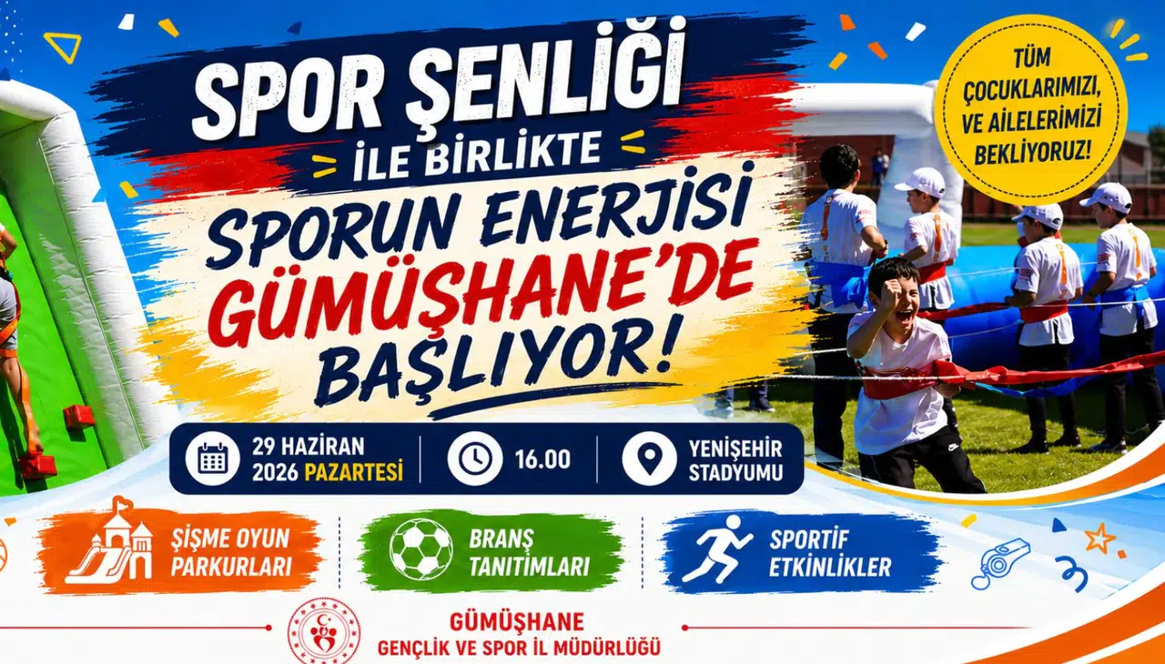 Gümüşhane Yenişehir Stadyumu Büyük Spor Şenliğine Ev Sahipliği Yapacak