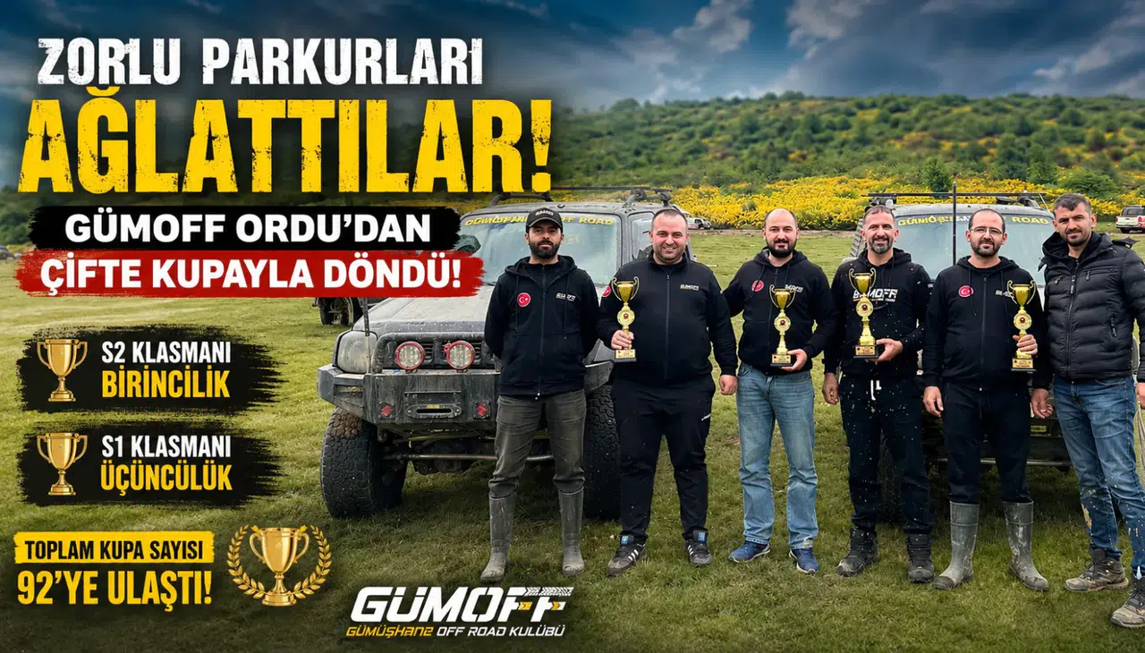 Zorlu Parkurları Ağlattılar: GÜMOFF Ordu’dan Çifte Kupayla Döndü!