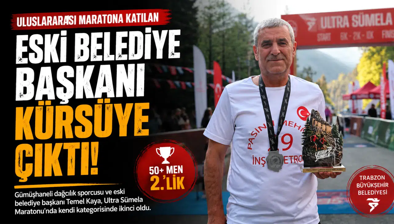 Uluslararası Maratona Katılan Eski Belediye Başkanı Kürsüye Çıktı!