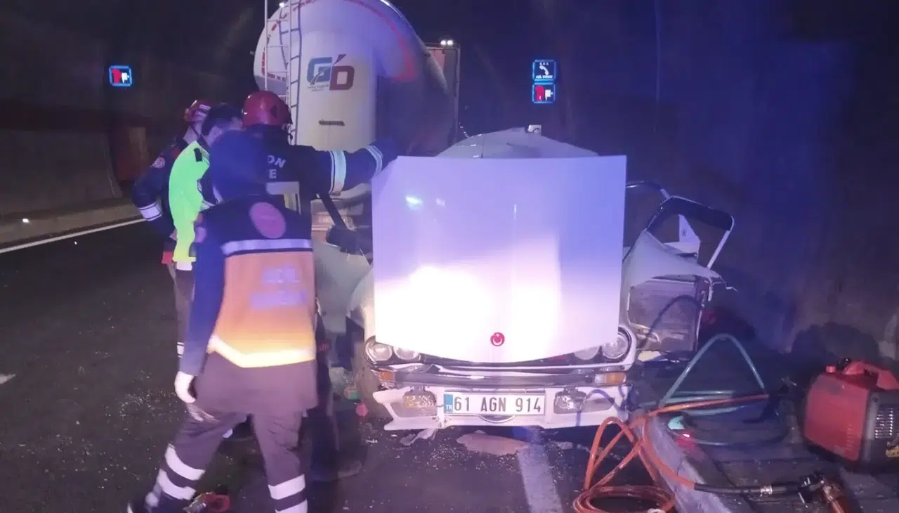 Yeni Zigana Tüneli'nde Feci Kaza: 1 Ölü, 2 Yaralı