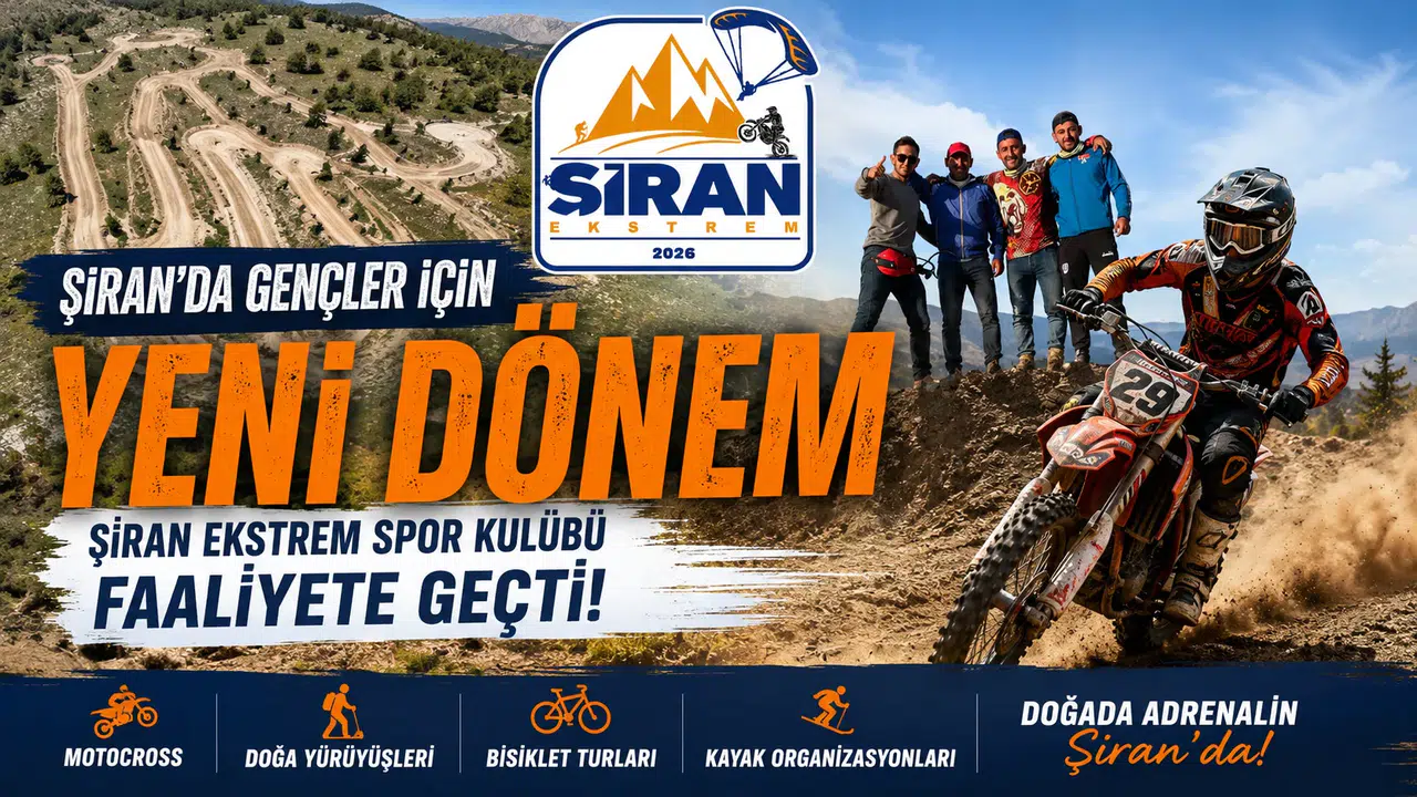 Şiran'da Gençler İçin Yeni Dönem: Şiran Ekstrem Spor Kulübü Faaliyete Geçti