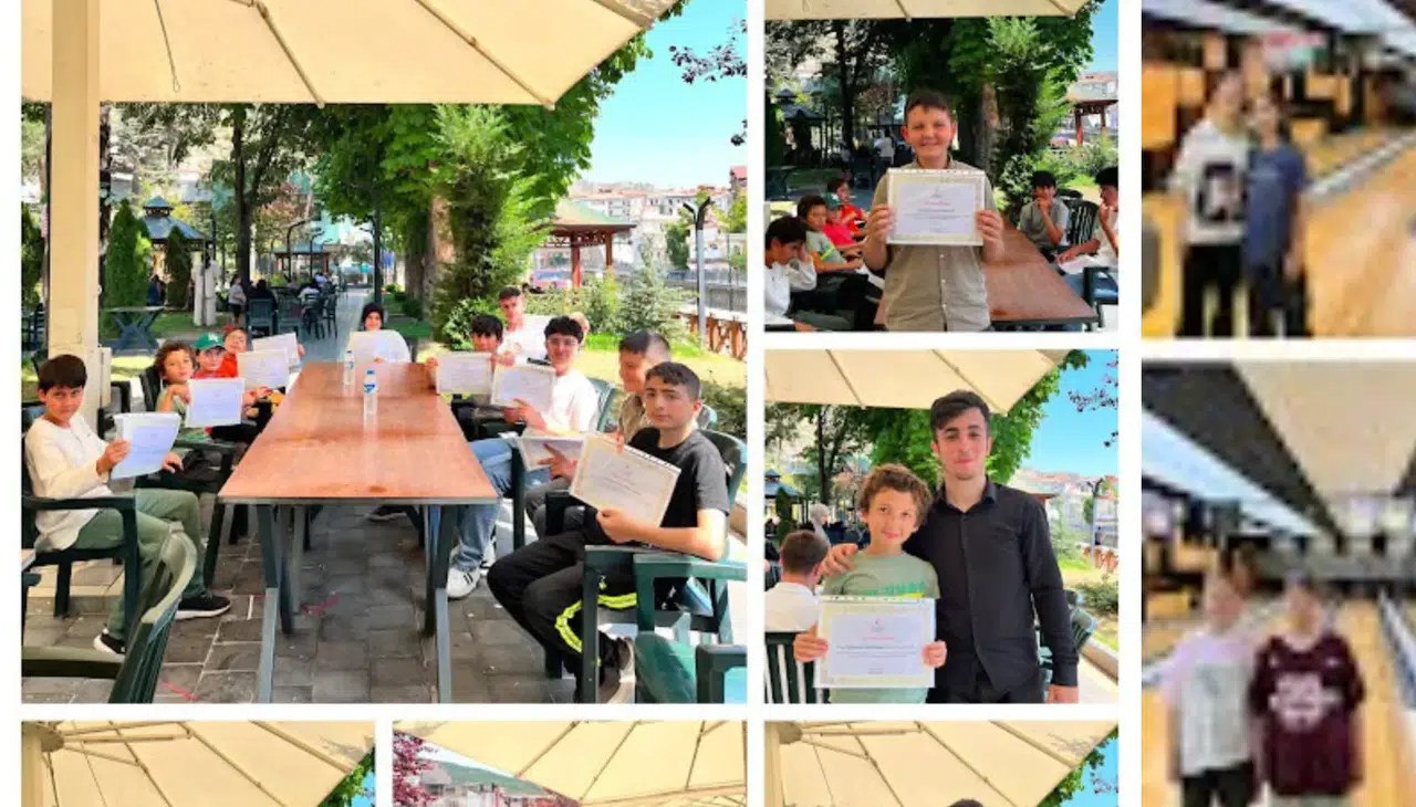 İlim Yayma Cemiyeti Gümüşhane Şubesi'nde Yaz Okulu Mezuniyet Coşkusu
