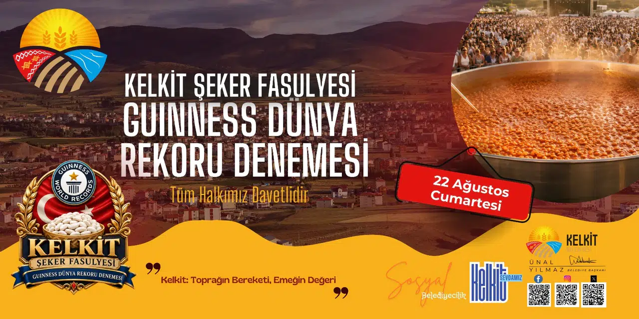 Kelkit’te 7 Bin Litrelik Dev Kazanda Guinness Rekoruna İmza Atılacak