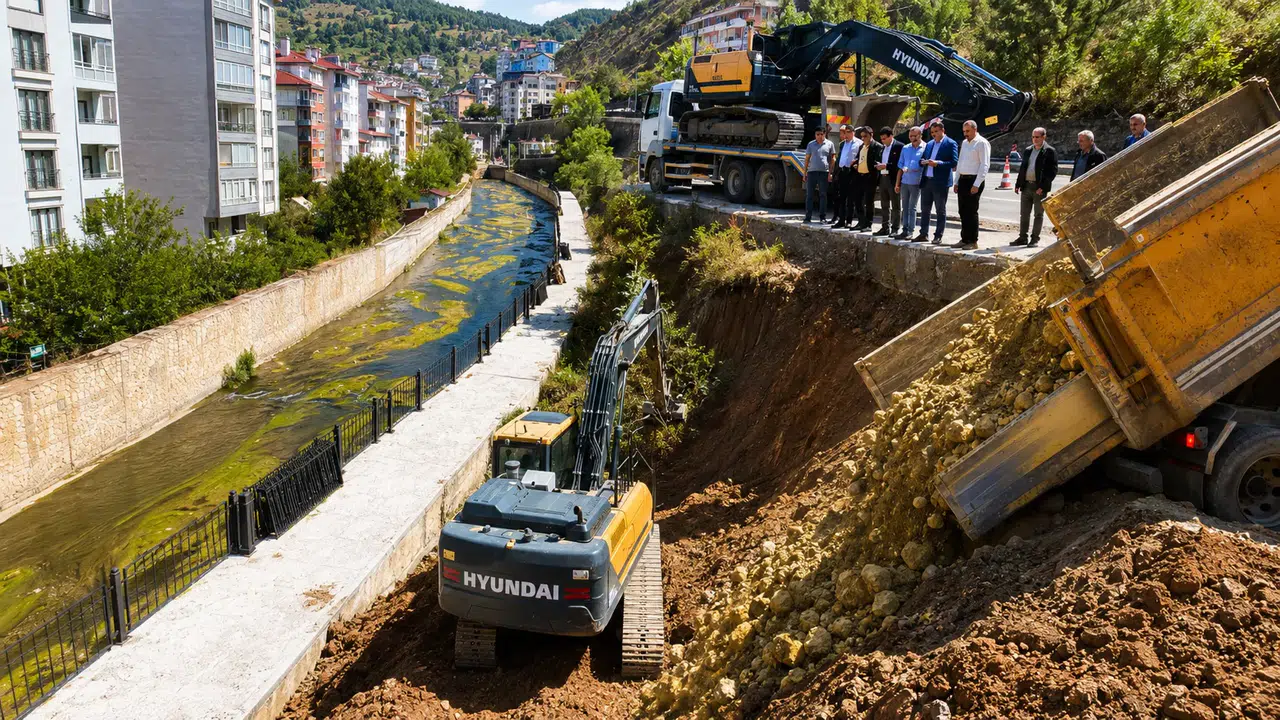 Gümüşhane’de Şehir İçi Trafiği Rahatlatacak Dev Adım: İlk Kazma Vuruldu