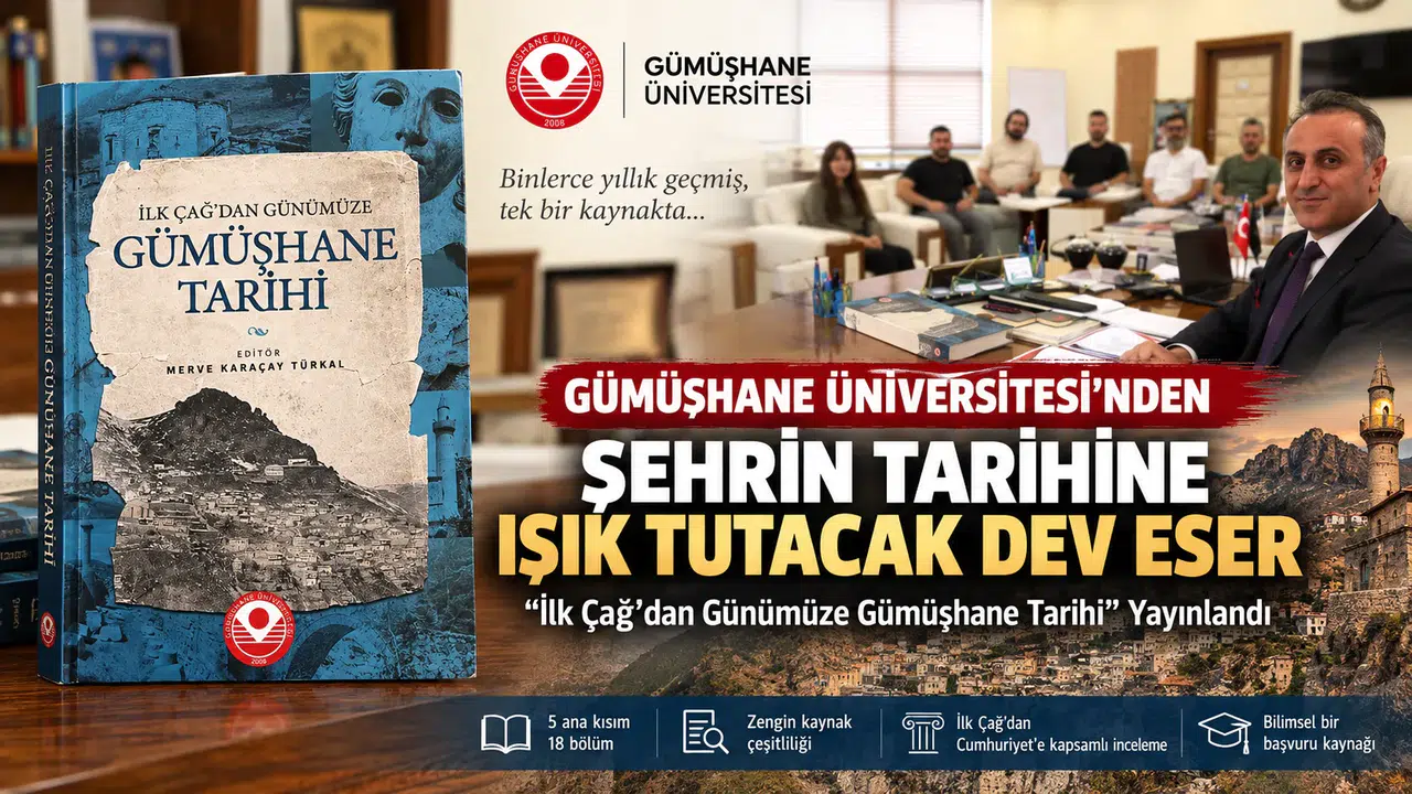Gümüşhane Üniversitesi’nden Şehrin Tarihine Işık Tutacak Dev Eser: "İlk Çağ’dan Günümüze Gümüşhane Tarihi" Yayınlandı