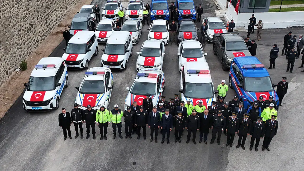 Gümüşhane’de Emniyet ve Jandarma filosuna 28 yeni araç
