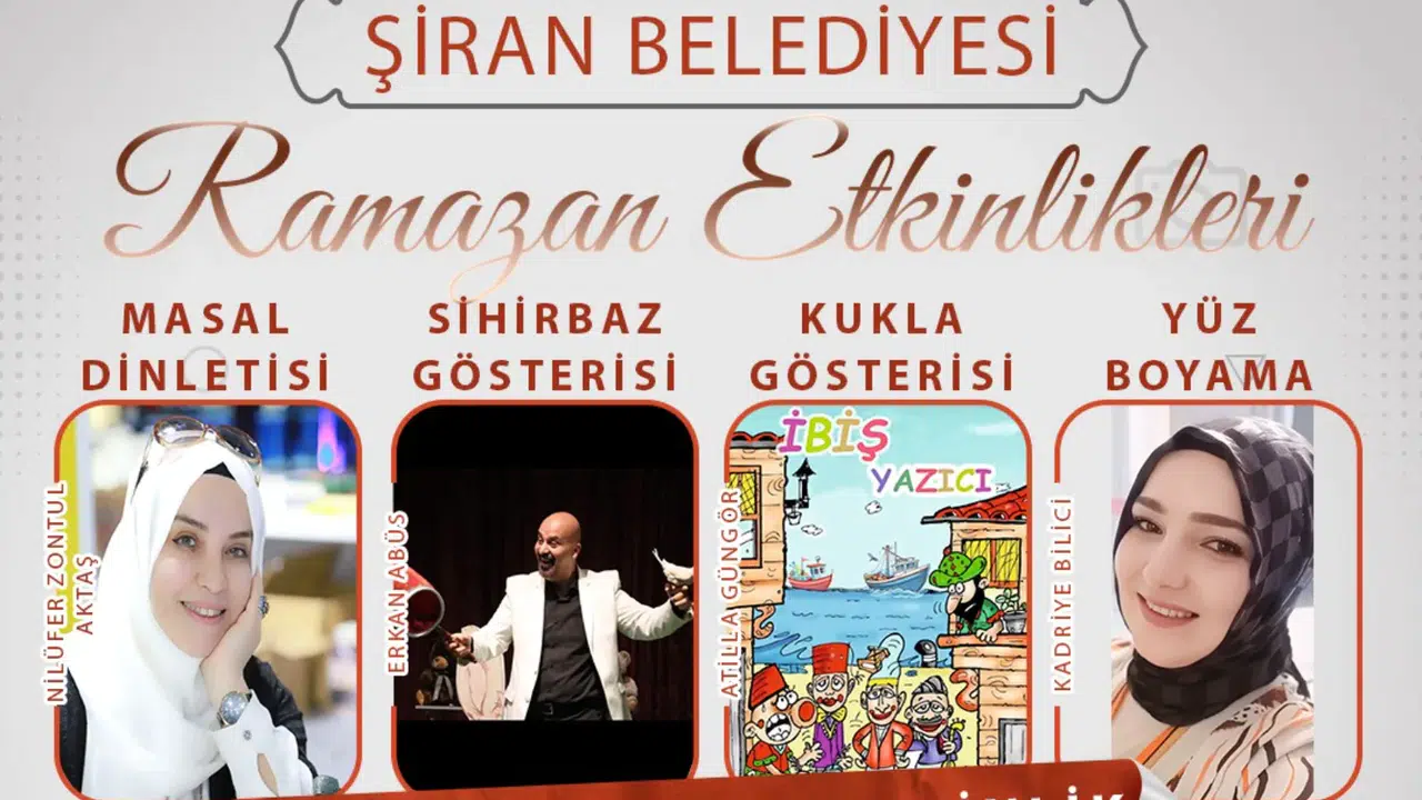 Şiran Belediyesi'nden Çocuklara Özel Çifte Ramazan Programı