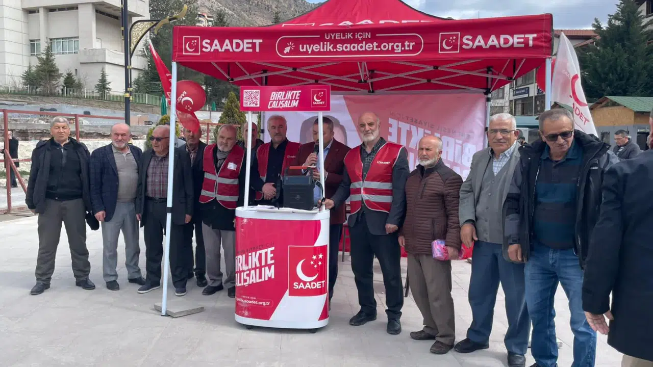 Saadet Partisinden  Zalimlerin Saltanatı Yıkılacak!  mesajı