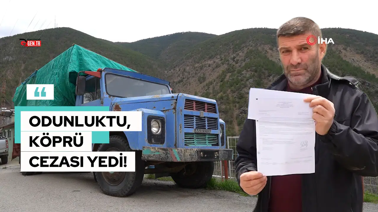 Gümüşhaneli Vatandaş Şokta: Bahçedeki  Odunluk  İstanbul’da Köprüden Geçmiş!