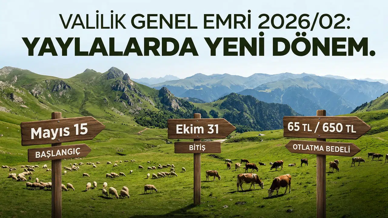 Mera ve Yaylaklarda İzinsiz Otlatmaya Ağır Yaptırım