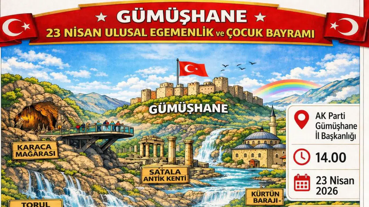 23 Nisan Coşkusu Gümüşhane’de AK Parti Binasında Yaşanacak