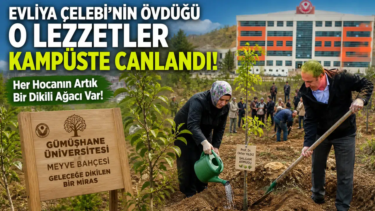 Evliya Çelebi’nin Övdüğü O Lezzetler Kampüste Canlandı: Her Hocanın Artık Bir Dikili Ağacı Var!
