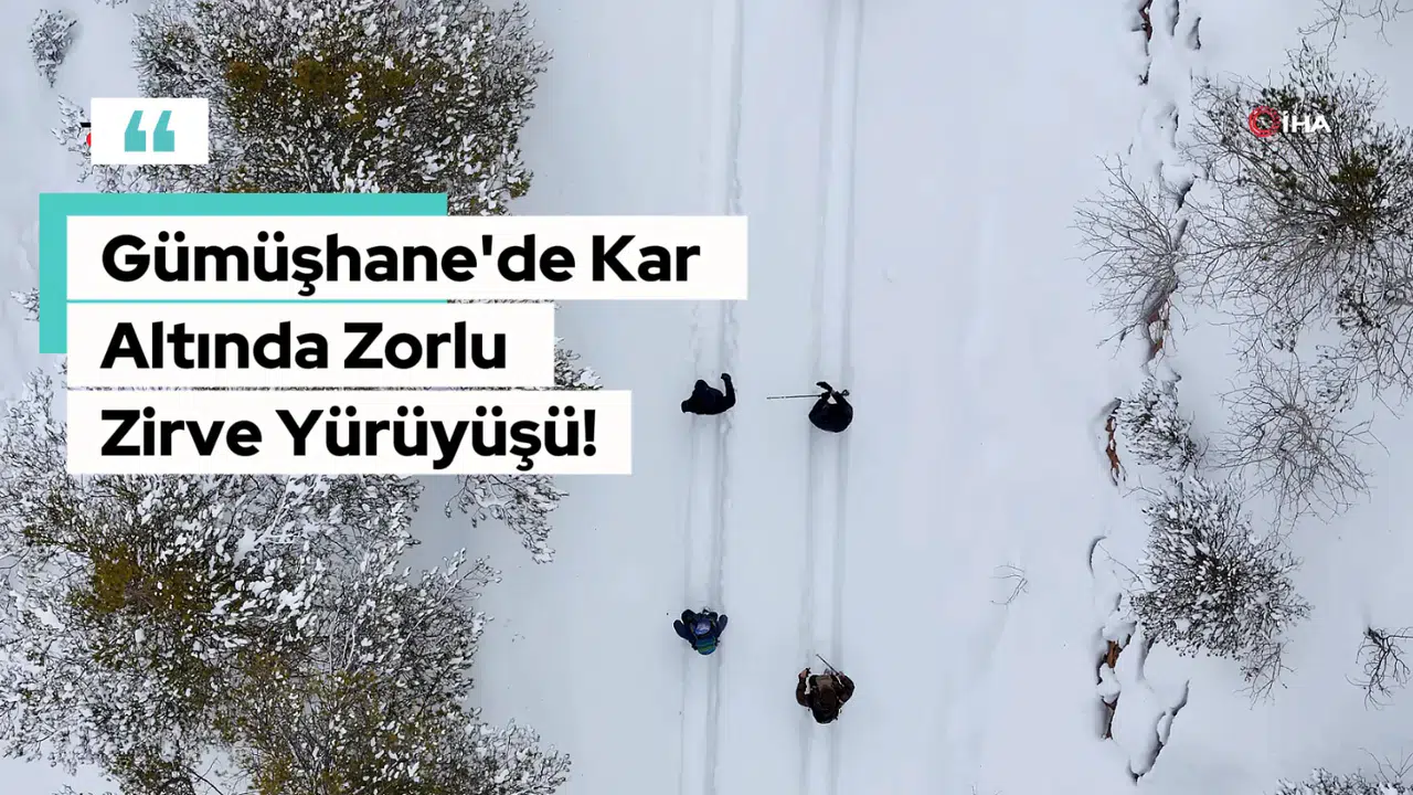 Beyaz huzurun adresi Gümüşhane!