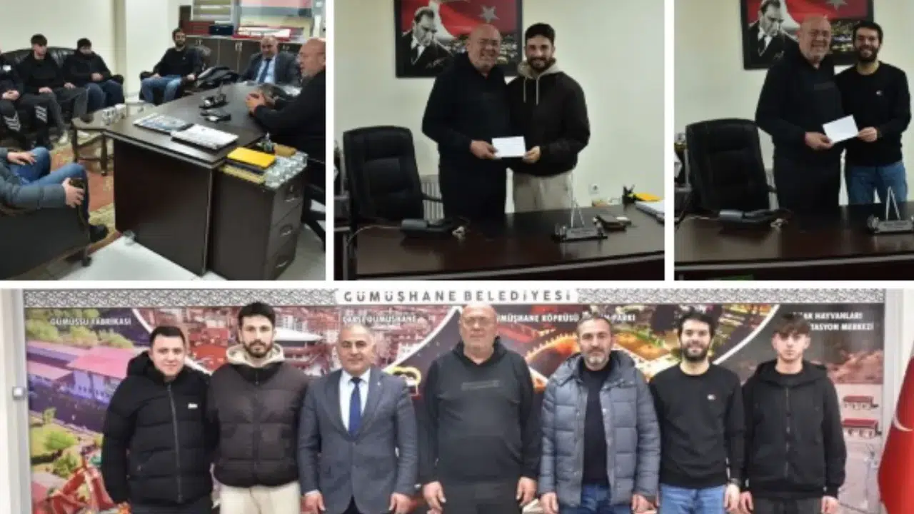 Gümüşhane Belediyesi’nden amatör spor kulüplerine anlamlı destek