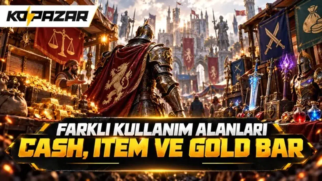 Kopazar'ın Knight Online Pazarında Char, Item ve Cash Kategorileri Öne ...