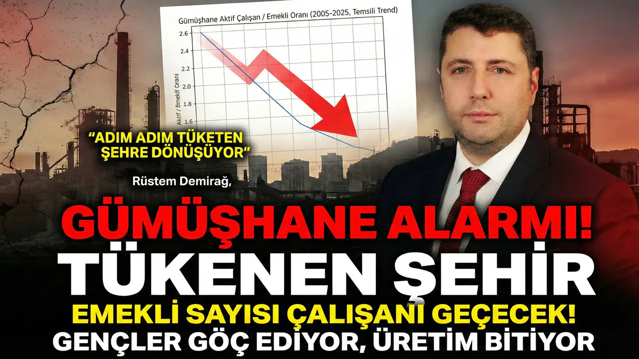 Rüstem Demirağ:  Gümüşhane adım adım tüketen şehre dönüşüyor