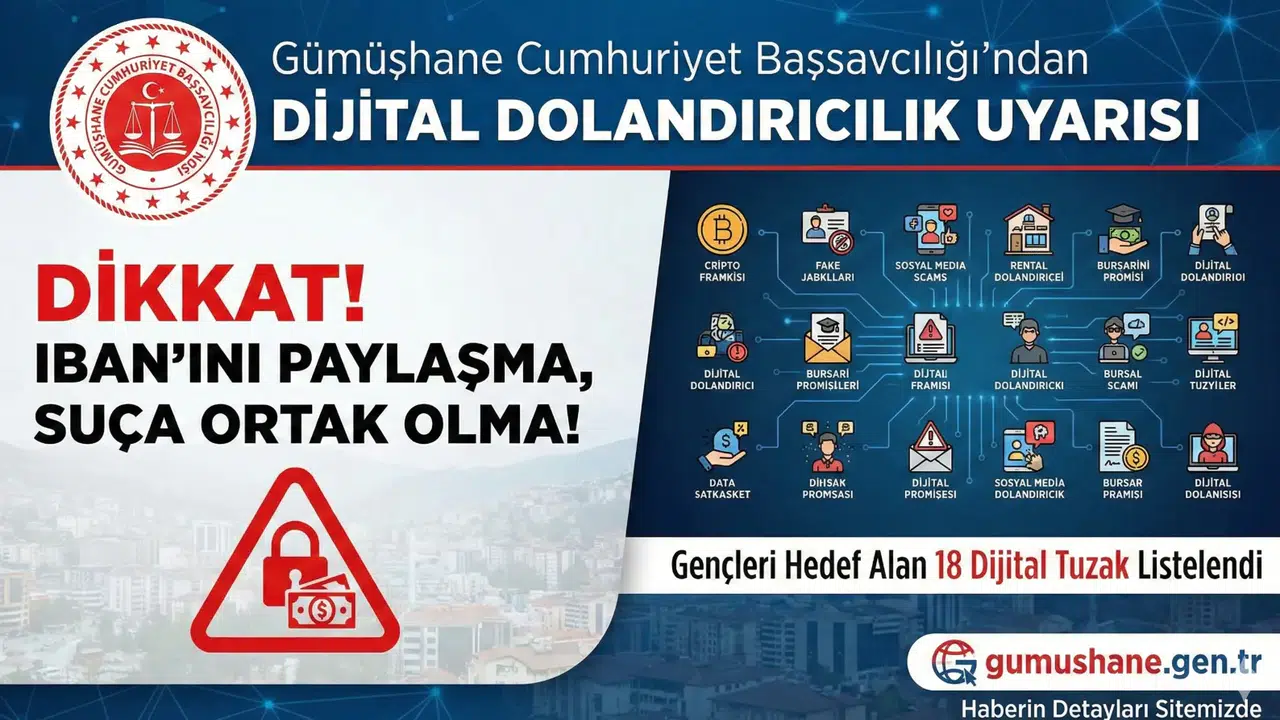 'IBAN’ını Kullandıranın Başı Yanıyor!' Gümüşhane’de Gençlere Kritik Uyarı