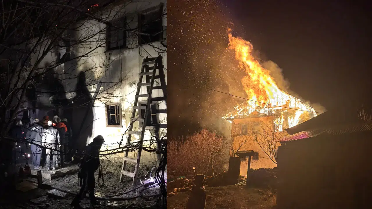 Kale Köyü'nde 3 Katlı Ev Alevlere Teslim: Acı Haber Geldi