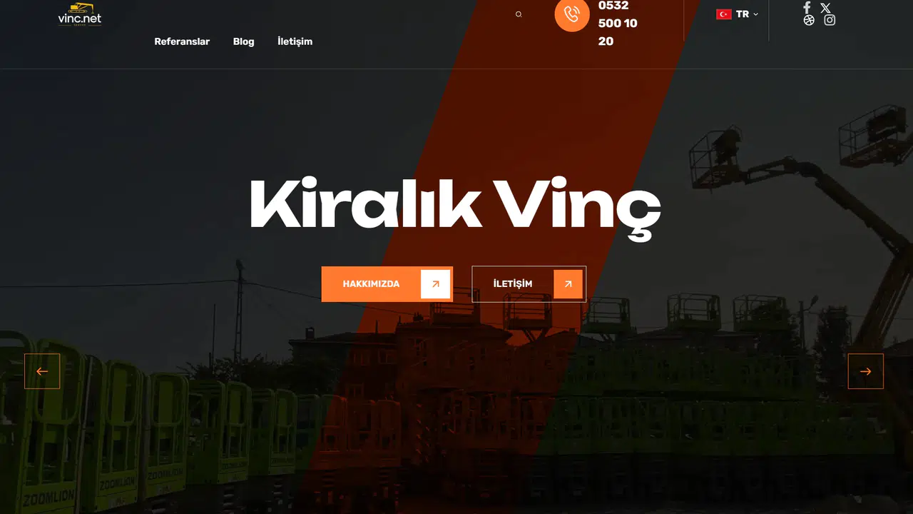 Endüstriyel Projelerde Profesyonel Vinç Kiralama Avantajları