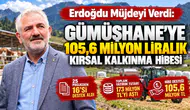Erdoğdu Müjdeyi Verdi: Gümüşhane’ye 105,6 Milyon Liralık Kırsal Kalkınma Hibesi