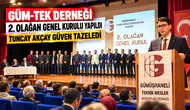 GÜM-TEK Derneği 2. Olağan Genel Kurulu Yapıldı: Tuncay Akçay Güven Tazeledi