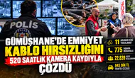Gümüşhane’de Emniyet, kablo hırsızlığını 520 saatlik kamera kaydıyla çözdü