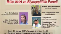 Zigana Doğa Okulu İklim Krizini Bursa'da masaya yatıracak