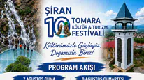 Şiran'da 10. Tomara Kültür ve Turizm Festivali Coşkusu Başlıyor