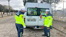 Okul Servislerine 'Kış' ve 'Güvenlik' denetimi