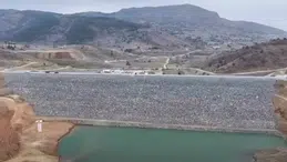 373 milyon liralık Ünlüpınar Barajı'nda su tutuldu