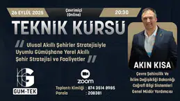 GÜM-TEK, Akıllı Şehirler Stratejisi ve Teknik Kürsü Etkinliği Başlıyor!