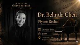 Dünyaca Ünlü Piyanist Dr. Belinda Chen Gümüşhane’de sahne alacak