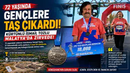 72 Yaşındaki Gümüşhaneli Gençlere Taş Çıkardı: Kürtünlü İsmail Tozlu Malatya’da Zirvede!