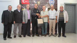 Yeşildere Nuri Dayı Şenliği Derneğinden Emniyet Müdürü Karasakal'a Veda Ziyareti