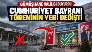 Gümüşhane Valiliği Duyurdu: Cumhuriyet Bayramı Töreninin Yeri Değişti
