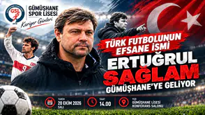 Türk Futbolunun Efsane İsmi Ertuğrul Sağlam Gümüşhane'ye Geliyor: Öğrencilerle Buluşacak!