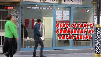 Genç cesareti Gümüşhane’de hayat buldu