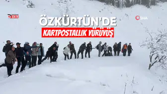 Gümüşhane’de kartpostallık doğa yürüyüşü
