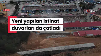 Bağlarbaşı Sanayi Sitesi’nde kabus geri mi dönüyor? Yeni yapılan istinat duvarları da çatladı