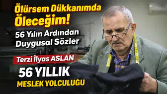 Gümüşhane’nin yarım asırlık çınarı: Terzi İlyas Aslan’ın 56 yıllık meslek yolculuğu