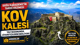 130 Metrelik Sarp Kayanın Üzerinde 700 Yıldır Ayakta! Görenler Hayran Kalıyor