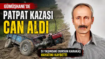 Kürtün'de patpat kazası: 3 çocuk babası Dursun Karakaş kurtarılamadı