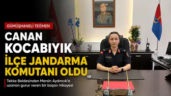 Gümüşhaneli Kadın Subaya Önemli Görev: İlçe Jandarma Komutanlığına Atandı