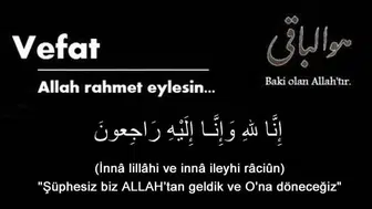 Hatice ŞAHİN Hakk'ın rahmetine kavuşmuştur