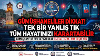 Gümüşhaneliler dikkat! Tek bir yanlış TIK tüm hayatınızı karartabilir!