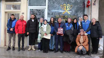 Gümüşhane Gençlik Merkezi’nden yarım asırlık zanaatkâra vefa ziyareti