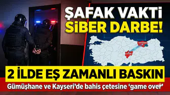 Gümüşhane' merkezli 2 ilde yasa dışı bahis operasyonu: 391 milyon TL’lik şebeke çökertildi