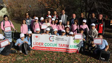 Gümüşhane’de Lider Çocuklar Tarımı Yerinde Öğrendi